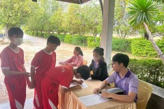 กิจกรรมป้องกันเหตุแผ่นดินไหวและการอพยพหากน้ำท่วม67-126