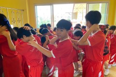 กิจกรรมป้องกันเหตุแผ่นดินไหวและการอพยพหากน้ำท่วม67-55
